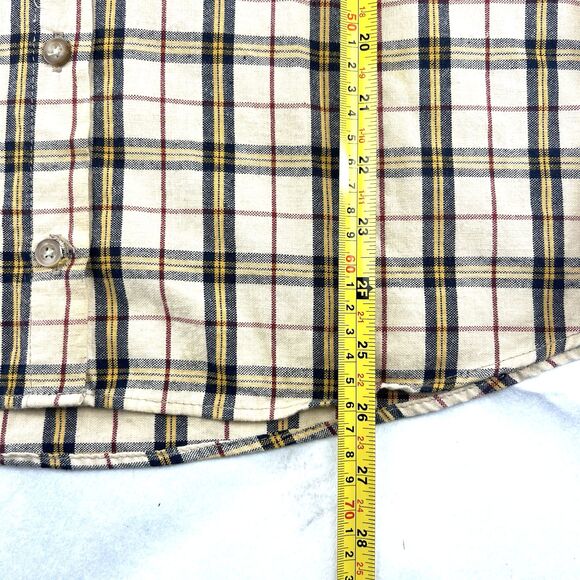 Panhandle Slim Western Wear  Long Sleeve Button-Down Plaid Vintage Mens Shirt M - Picture 11 of 13